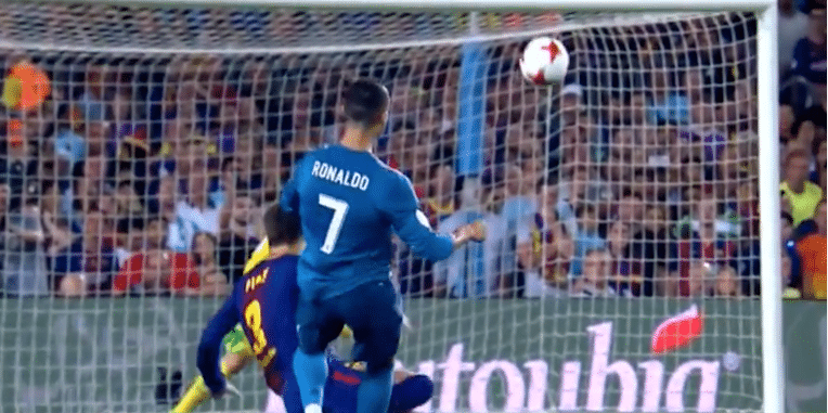 You are currently viewing Watch: Ronaldo scores stunner against Barcelona