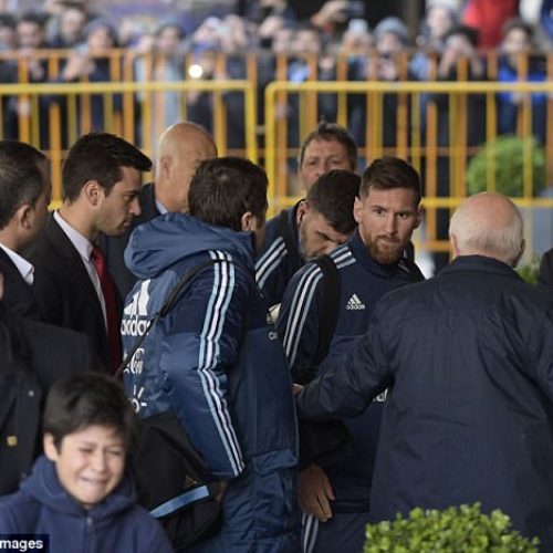 Watch: Messi makes young fan’s day