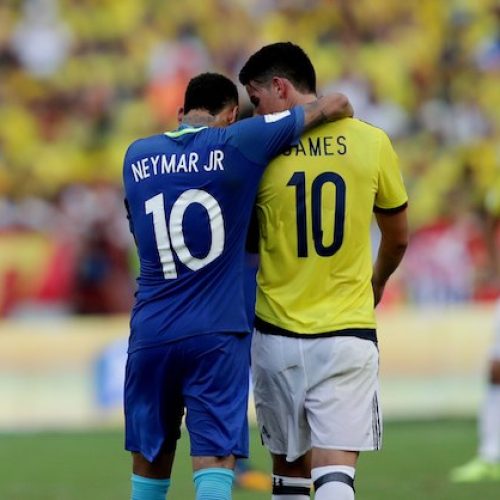 Watch: Brazil held by Colombia