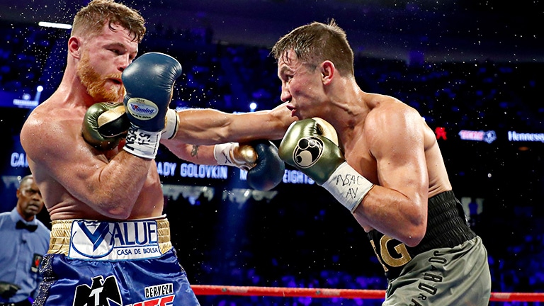 You are currently viewing Golovkin, Alvarez draw Vegas thriller