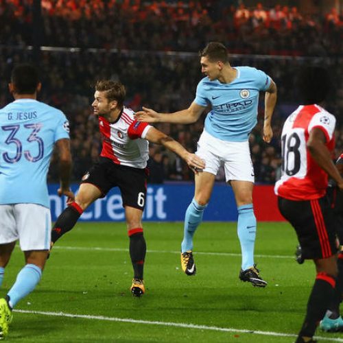 Man City romp past Feyenoord in Rotterdam