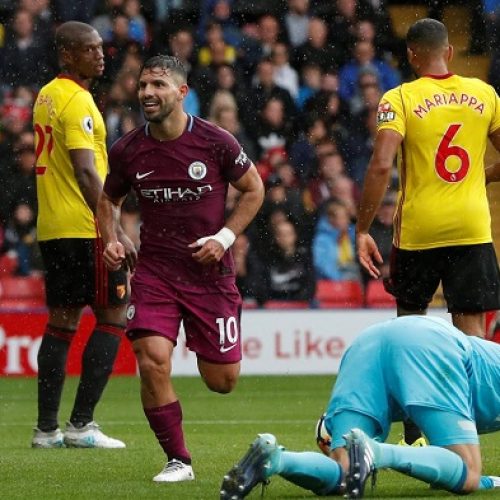 Man City thump Watford