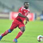 Namibian midfielder Wangu Gome