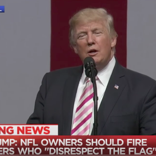 Watch: Trump blasts NFL anthem protesters