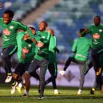 Bafana Bafana training