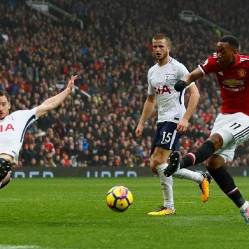 Man Utd edge Spurs