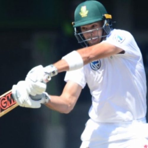 Markram secures ton as Proteas race on