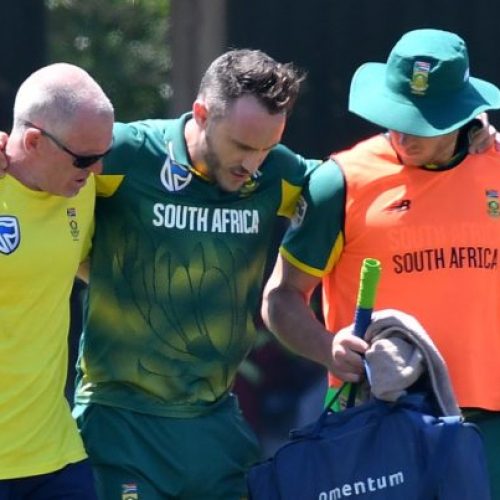 Du Plessis out for six weeks