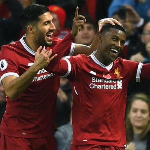 Liverpool put three past Huddersfield