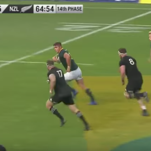 Watch: Springboks vs All Blacks highlights