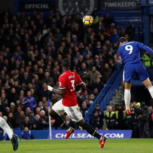 Morata’s header sinks United at Stamford Bridge