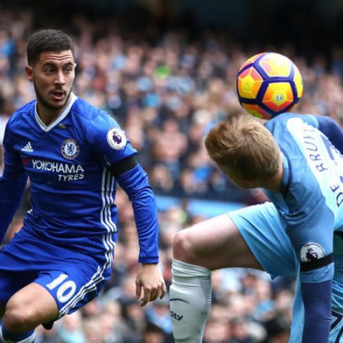 Hazard declares De Bruyne best in EPL