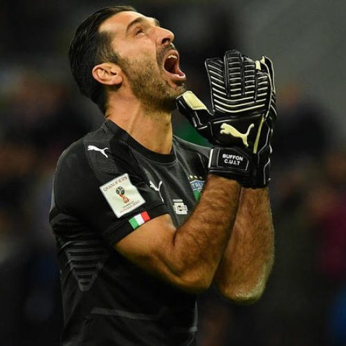 Tearful Buffon retires from international duty