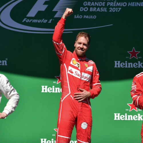 Vettel wins Brazilian GP, Hamilton fourth