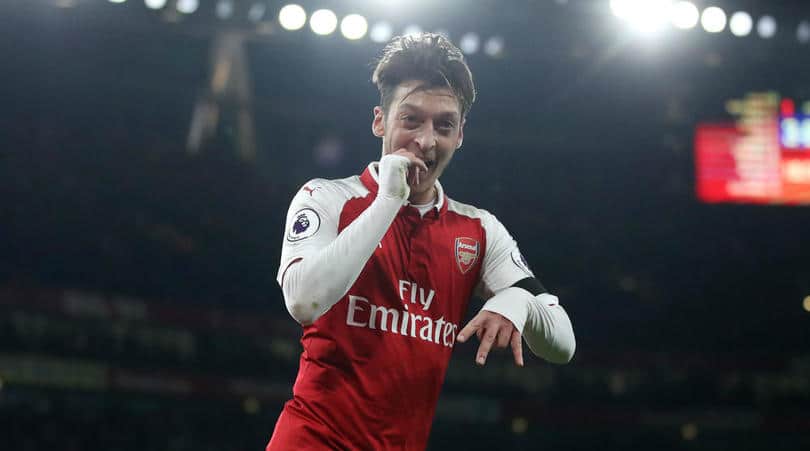 You are currently viewing Ozil stars in five-star Arsenal win