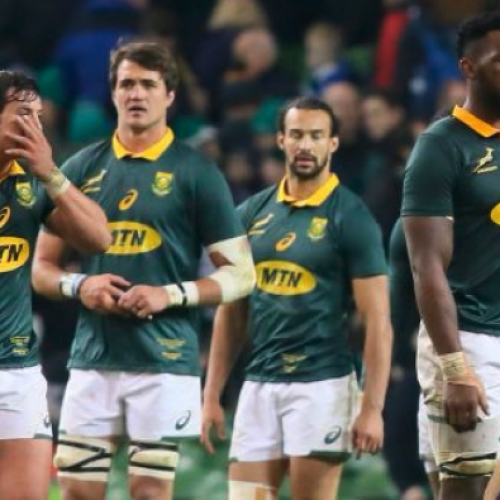 Springboks drop to sixth in world rankings