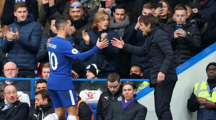 You are currently viewing Conte: Hazard’s best yet to come at Chelsea