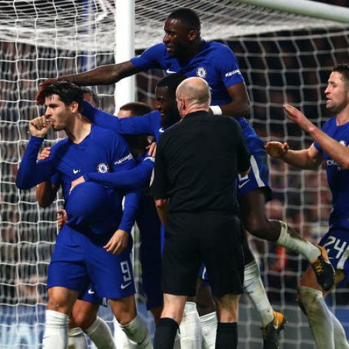Morata sends Chelsea into EFL Cup semis