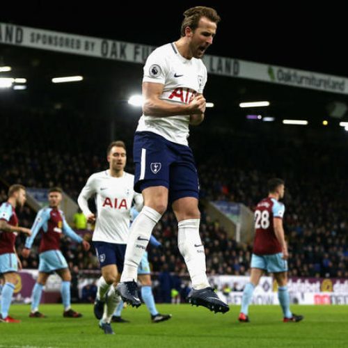 Kane hat-trick sinks Burnley at Turf Moor