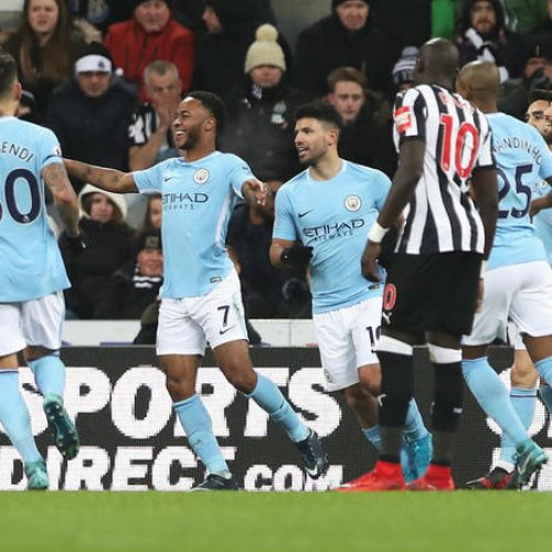 Sterling strike takes City 15 points clear