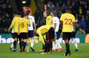 Read more about the article Sanchez sees red as Spurs draw at Watford