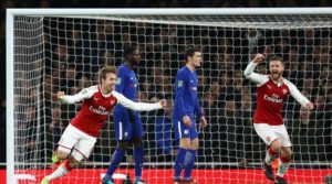 Read more about the article Monreal, Xhaka guide Arsenal to final