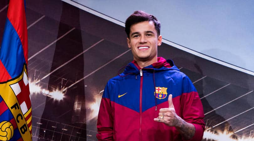 You are currently viewing Barcelona unveil Coutinho at Camp Nou