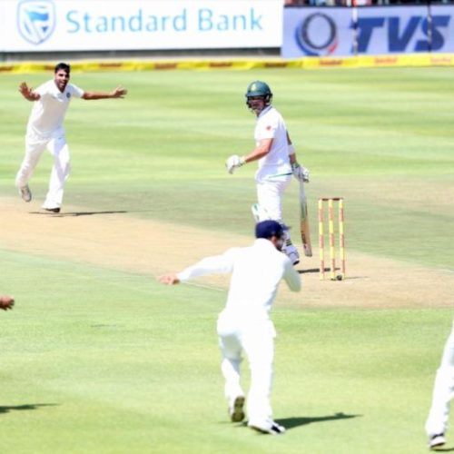 Proteas rebuild after Kumar blitz