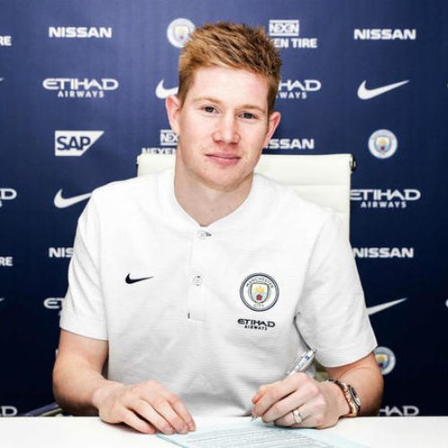 De Bruyne signs new City deal