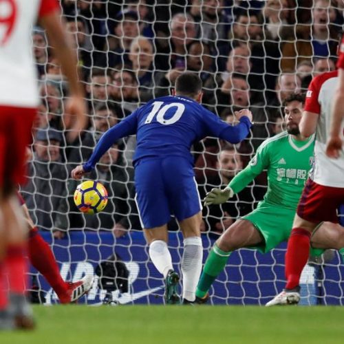 Hazard double returns Chelsea to fourth