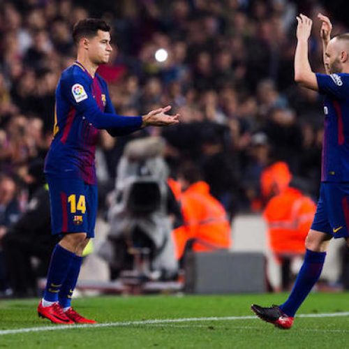 Coutinho hails ‘genius’ Iniesta