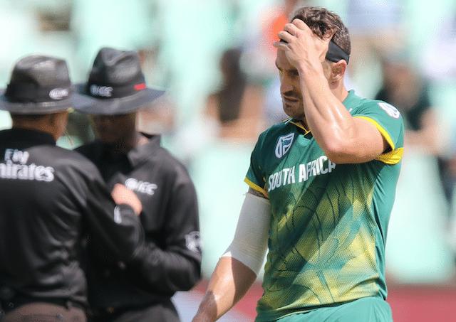 You are currently viewing Injury rules Du Plessis out of ODI series