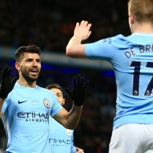 Man City thrash Leicester