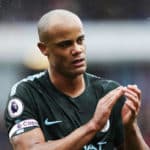 Manchester City defender Vincent Kompany