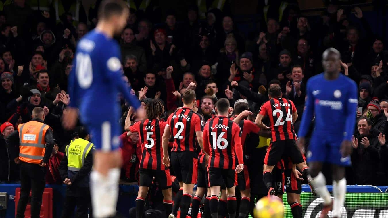 You are currently viewing Bournemouth stun Chelsea at Stamford Bridge