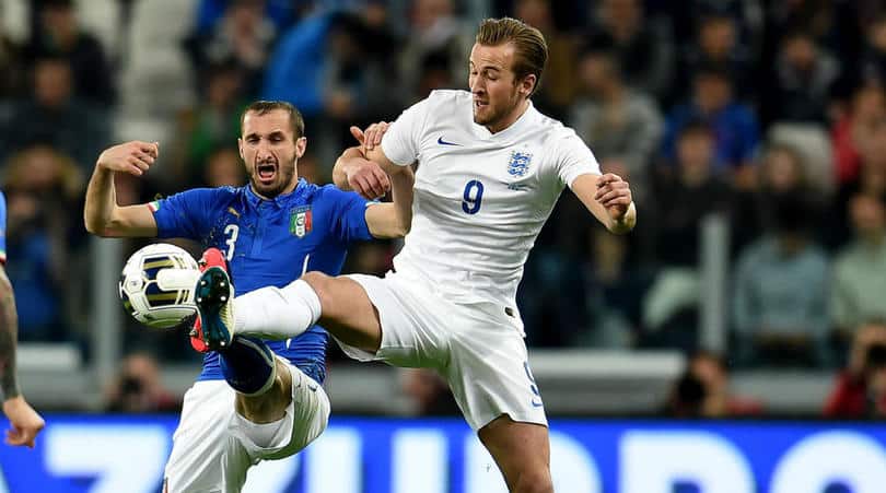 You are currently viewing Kane relishing reunion with a crunching Chiellini