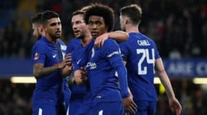 Read more about the article Willian shines as Chelsea reach last eight
