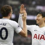 Tottenham Hotspur's Harry Kane and Son Heung-min