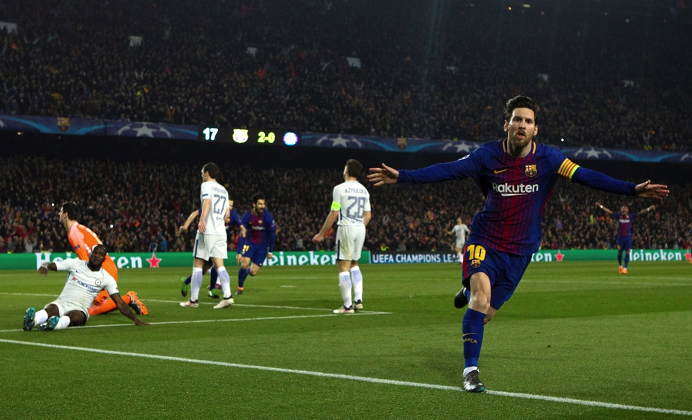 You are currently viewing Messi inspires Barcelona to quarters