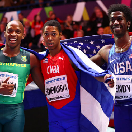 Manyonga wins silver at World Indoor Champs