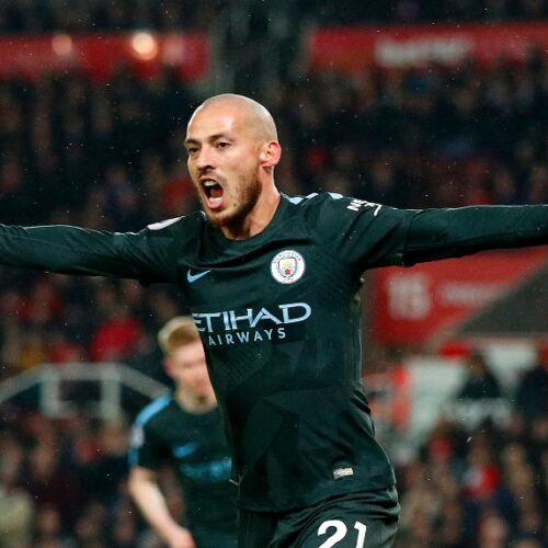 Silva inspires City to victory over Stoke