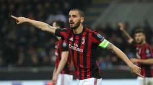 Read more about the article Bonucci: Milan were scared against Arsenal