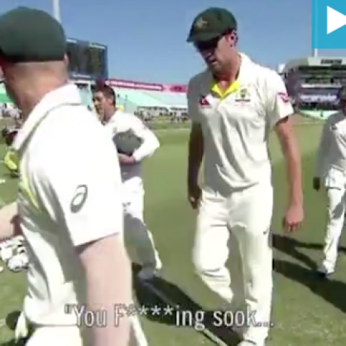 New video shows Warner insulting De Kock first