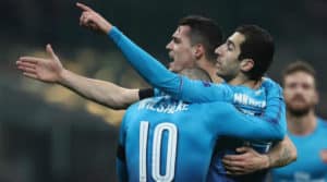 Read more about the article Mkhitaryan’s first goal lifts Gunners gloom