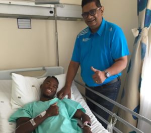 Read more about the article Gwala making good recovery after chainsaw attack