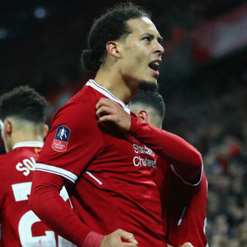 Liverpool’s Van Dijk keen to face United