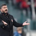 Milan's head coach Gennaro Gattuso