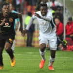 Philani Zulu and Zitha Macheke battles for the ball