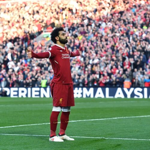 Salah scores record goal in victory over Bournemouth