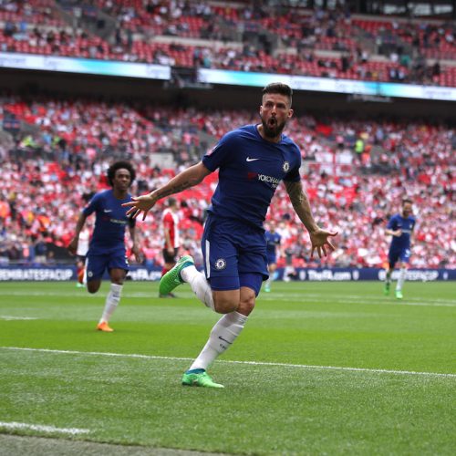 Giroud, Morata fire Chelsea into FA Cup final